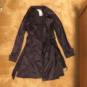 forever 21 purple trench coat